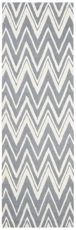 Safavieh Cambridge 711 Hand Tufted  Rug Dark Grey / Ivory CAM711D-28