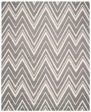 Safavieh Cambridge 711 Hand Tufted  Rug Dark Grey / Ivory CAM711D-4SQ