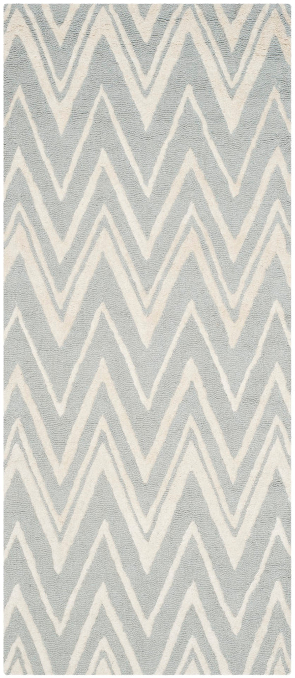 Safavieh Cambridge 711 Hand Tufted  Rug Grey / Ivory CAM711G-26