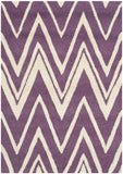 Safavieh Cambridge 711 Hand Tufted  Rug Purple / Ivory CAM711P-2