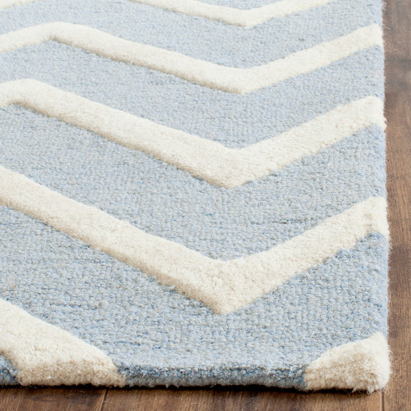 Safavieh Cambridge 714 Hand Tufted  Rug Blue / Ivory CAM714B-2