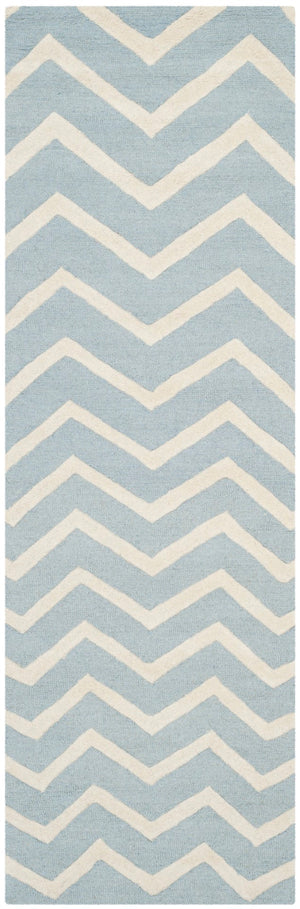 Safavieh Cambridge 714 Hand Tufted  Rug Blue / Ivory CAM714B-2