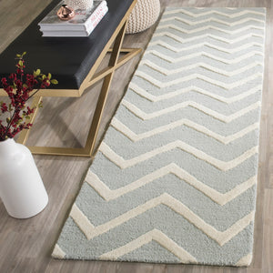 Safavieh Cambridge 714 Hand Tufted  Rug Grey / Ivory CAM714G-28