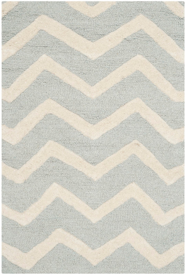 Safavieh Cambridge 714 Hand Tufted  Rug Grey / Ivory CAM714G-2
