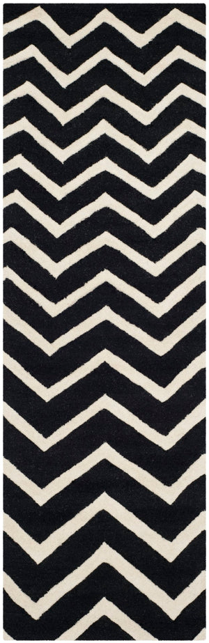 Safavieh Cambridge 714 Hand Tufted  Rug Black / Ivory CAM714K-2