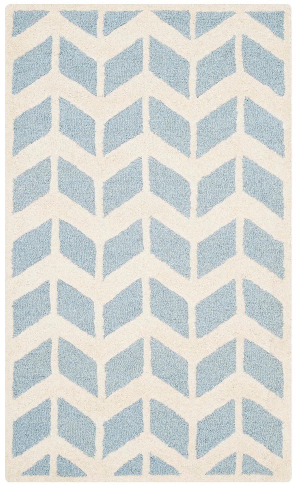 Safavieh Cambridge 718 Hand Tufted  Rug Blue / Ivory CAM718B-3