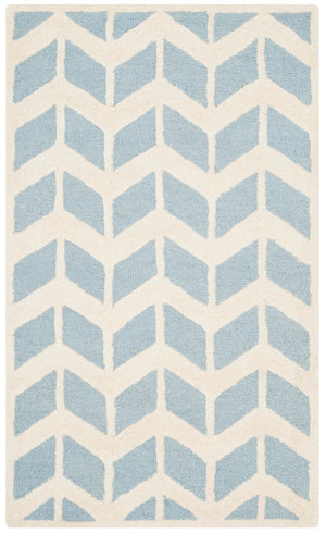 Safavieh Cambridge 718 Hand Tufted  Rug Blue / Ivory CAM718B-3