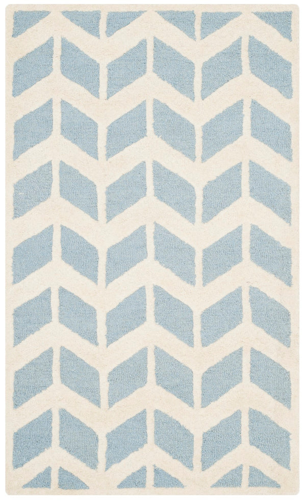 Safavieh Cambridge 718 Hand Tufted  Rug Blue / Ivory CAM718B-3