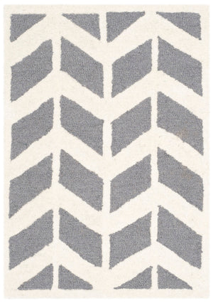 Safavieh Cambridge 718 Hand Tufted  Rug Dark Grey / Ivory CAM718D-2