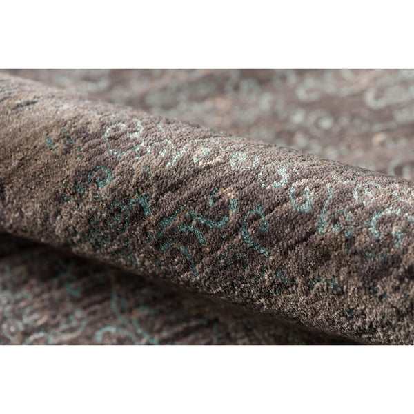 Cambridge Geometric Farmhouse Area Rug Metallic Polyester High-low Pile Living Room