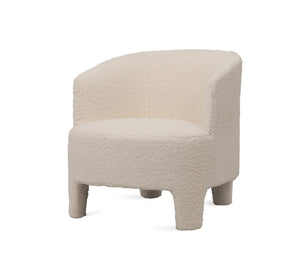 Soho Concept Camilla Lounge Armchair – Elegant, Durable Seating With 5-10 Year Fabric Guarantees, 350 Lbs Capacity White  Soho-concept-dining-chair-12972