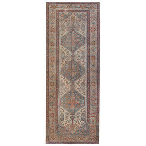 Jaipur Living Canteena Arkansas Can02 Rug154761 Powerloomed Machinemade 100% Polyester Traditional Medallion Indoor Rug Blue, Red 100% Polyester, 100% Polyester Rug154761