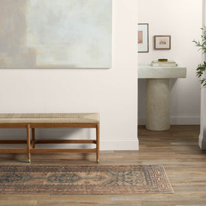 Jaipur Living Canteena Reeves Can03 Rug154762 Powerloomed Machinemade 100% Polyester Traditional Medallion Indoor Rug Brown, Blue 100% Polyester, 100% Polyester Rug154762