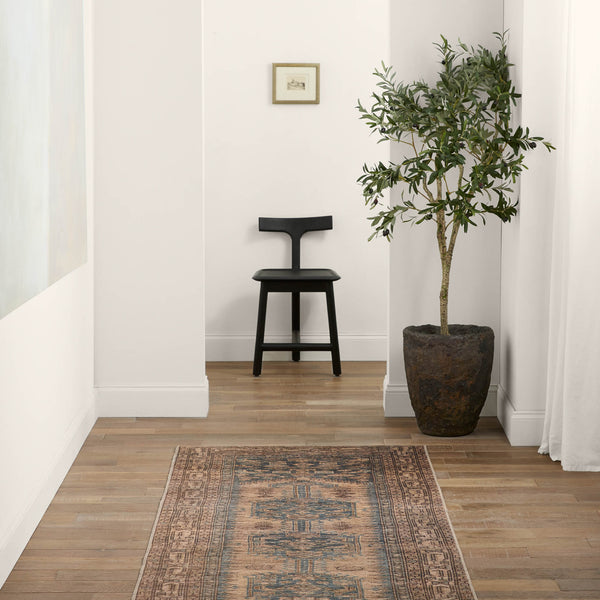 Jaipur Living Canteena Reeves Can03 Rug154708 Powerloomed Machinemade 100% Polyester Traditional Medallion Indoor Rug Brown, Blue 100% Polyester, 100% Polyester Rug154708