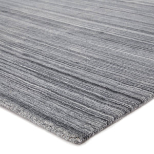 Jaipur Living Jaipur Living Tundra Hand Loomed Plush Polyester Accent Rug for Modern Interiors Dark Gray 8'X10' RUG143285