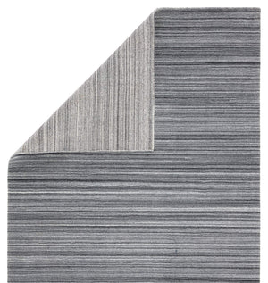 Jaipur Living Jaipur Living Tundra Hand Loomed Plush Polyester Accent Rug for Modern Interiors Dark Gray 8'X10' RUG143285