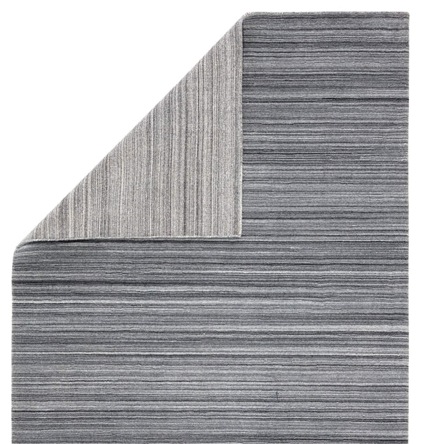 Jaipur Living Jaipur Living Tundra Hand Loomed Plush Polyester Accent Rug for Modern Interiors Dark Gray 8'X10' RUG143285