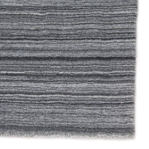Jaipur Living Jaipur Living Tundra Hand Loomed Plush Polyester Accent Rug for Modern Interiors Dark Gray 8'X10' RUG143285