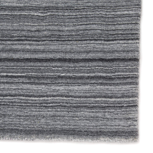Jaipur Living Jaipur Living Tundra Hand Loomed Plush Polyester Accent Rug for Modern Interiors Dark Gray 8'X10' RUG143285