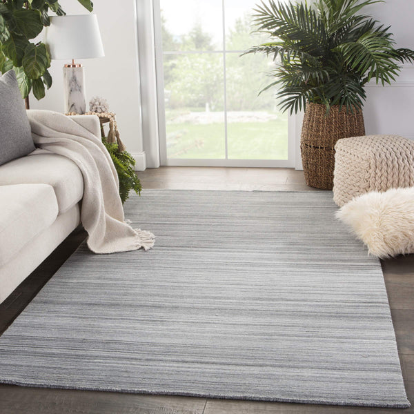Jaipur Living Jaipur Living Tundra Hand Loomed Plush Polyester Accent Rug for Modern Interiors Dark Gray 8'X10' RUG143285
