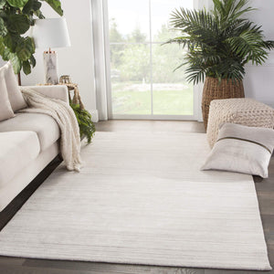 Jaipur Living Jaipur Living Tundra Hand Loomed Plush Polyester Accent Rug for Modern Interiors White 10'X14' RUG143282