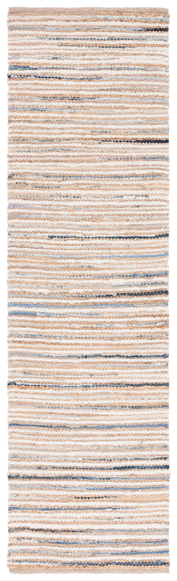 Safavieh Cape Stylish Handwoven Rug - Contemporary Design Meets Traditional Craftsmanship For Timeless Elegance Natural ,Light Blue 35% Jute,35% Canvas,30% Cotton Cap151l-6sq