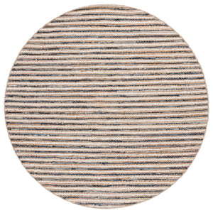 Safavieh Cape Stylish Handwoven Rug - Contemporary Design Meets Traditional Craftsmanship For Timeless Elegance Natural ,Navy 35% Jute,35% Canvas,30% Cotton Cap151n-8