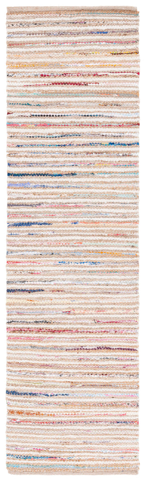 Safavieh Cape Stylish Handwoven Rug - Contemporary Design Meets Traditional Craftsmanship For Timeless Elegance Natural ,Rust 35% Jute,35% Canvas,30% Cotton Cap151p-6r