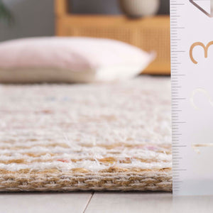 Safavieh Cape Stylish Handwoven Rug - Contemporary Design Meets Traditional Craftsmanship For Timeless Elegance Natural ,Rust 35% Jute,35% Canvas,30% Cotton Cap151p-6r