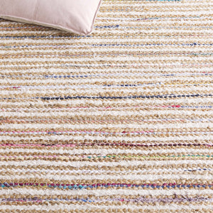 Safavieh Cape Stylish Handwoven Rug - Contemporary Design Meets Traditional Craftsmanship For Timeless Elegance Natural ,Rust 35% Jute,35% Canvas,30% Cotton Cap151p-6r