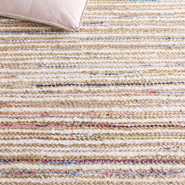 Safavieh Cape Stylish Handwoven Rug - Contemporary Design Meets Traditional Craftsmanship For Timeless Elegance Natural ,Rust 35% Jute,35% Canvas,30% Cotton Cap151p-6r