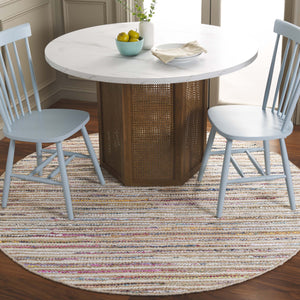 Safavieh Cape Stylish Handwoven Rug - Contemporary Design Meets Traditional Craftsmanship For Timeless Elegance Natural ,Rust 35% Jute,35% Canvas,30% Cotton Cap151p-6r