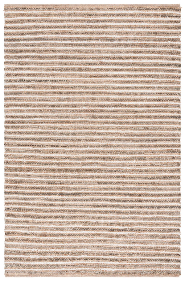 Safavieh Cape Stylish Handwoven Rug - Contemporary Design Meets Traditional Craftsmanship For Timeless Elegance Natural ,Green 35% Jute,35% Canvas,30% Cotton Cap151y-8