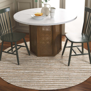 Safavieh Cape Stylish Handwoven Rug - Contemporary Design Meets Traditional Craftsmanship For Timeless Elegance Natural ,Green 35% Jute,35% Canvas,30% Cotton Cap151y-8