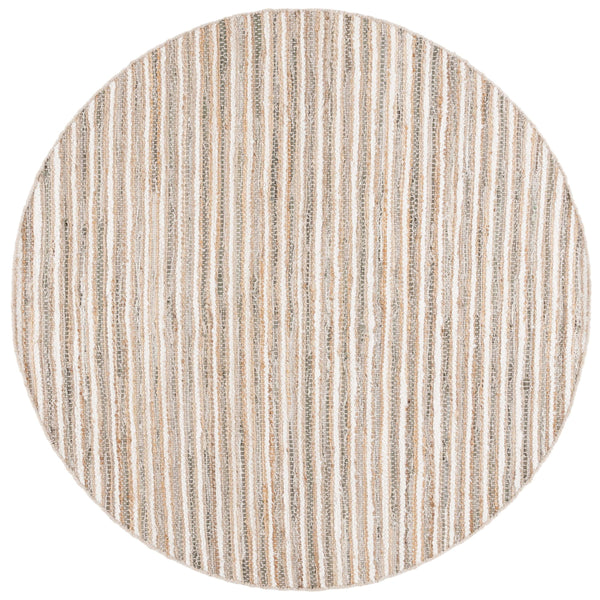 Safavieh Cape Stylish Handwoven Rug - Contemporary Design Meets Traditional Craftsmanship For Timeless Elegance Natural ,Green 35% Jute,35% Canvas,30% Cotton Cap151y-8