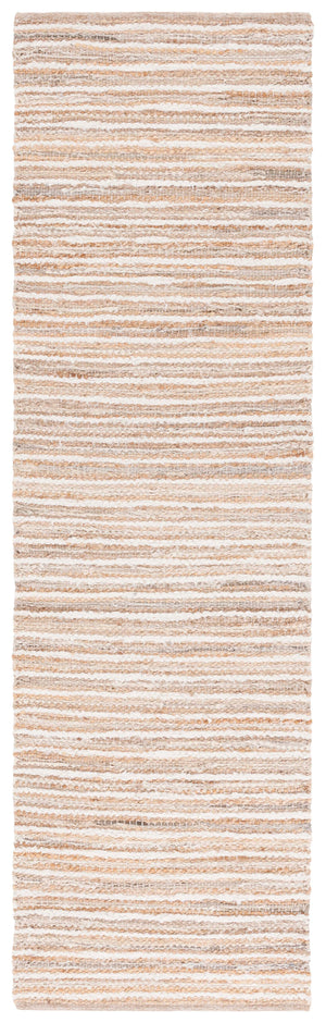 Safavieh Cape Cod Handwoven Area Rug – Modern Minimalist Stripe Design For Elegant Home Decor With Comfort Natural ,Beige 35% Jute,35% Canvas,30% Cotton Cap152b-3
