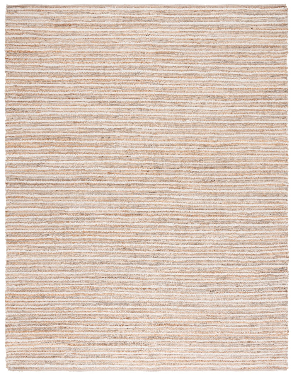 Safavieh Cape Cod Handwoven Area Rug – Modern Minimalist Stripe Design For Elegant Home Decor With Comfort Natural ,Beige 35% Jute,35% Canvas,30% Cotton Cap152b-3