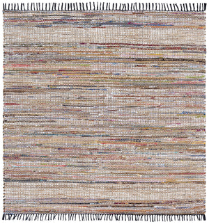 Safavieh Cape Hand-Woven Coastal Pink Beige Striped Area Rug With Multicolor Accents And Fringed Edges, Eco-Friendly 4'-0" x 6'-0" CAP153U-4