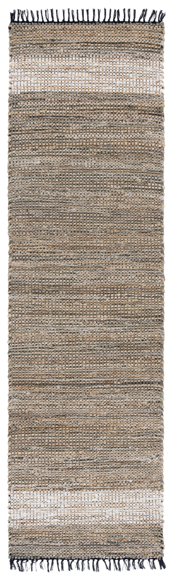 Safavieh Cape Coastal Handwoven Small Rectangle Rug In Green-Beige Gradient With Tassel Fringe, Durable Artisanal Fibers 3'-0" x 5'-0" CAP153Y-3