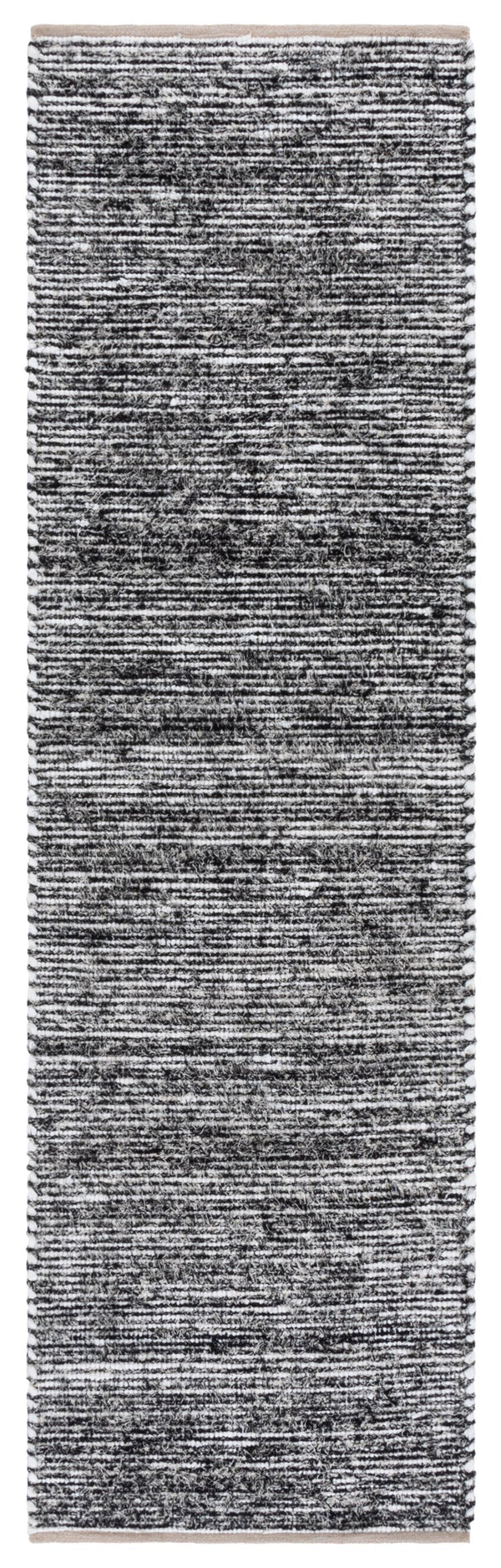 Safavieh Cape Cod Handwoven Ivory And Black Abstract Area Rug — Artisanal Texture, Low-Profile Plush, Durable Classic 6'-0" x 6'-0" CAP154A-6SQ
