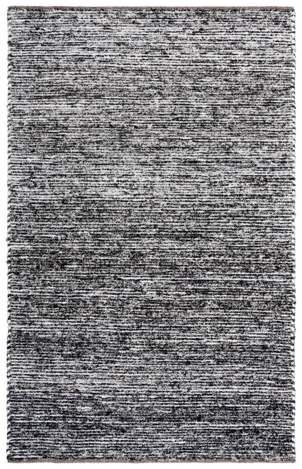 Safavieh Cape Handcrafted Ivory And Black Abstract Area Rug — Low-Profile 3/8" Pile, Durable Soft Blend Finish 6'-0" x 9'-0" CAP154A-6