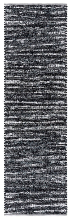 Safavieh Cape Cod Handwoven Grey Black Area Rug — Low 3/8" Pile, Indian Craftsmanship, Durable Soft Blend 8'-0" x 10'-0" CAP154F-8