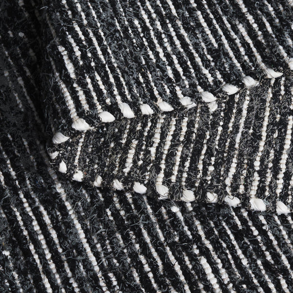Safavieh Cape Handwoven Grey And Black Square Rug, Low 3/8" Pile, Modern Abstract Design For High-Traffic Spaces 6'-0" x 6'-0" CAP154F-6SQ
