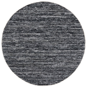 Safavieh Cape Cod Handwoven Grey Black Area Rug — Low 3/8" Pile, Indian Craftsmanship, Durable Soft Blend 8'-0" x 10'-0" CAP154F-8