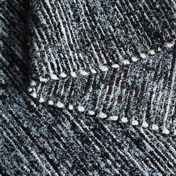 Safavieh Cape Handwoven Light Blue And Black Runner — Low-Profile Durable Design For Hallways & Entryways 2'-3" x 8'-0" CAP154J-28