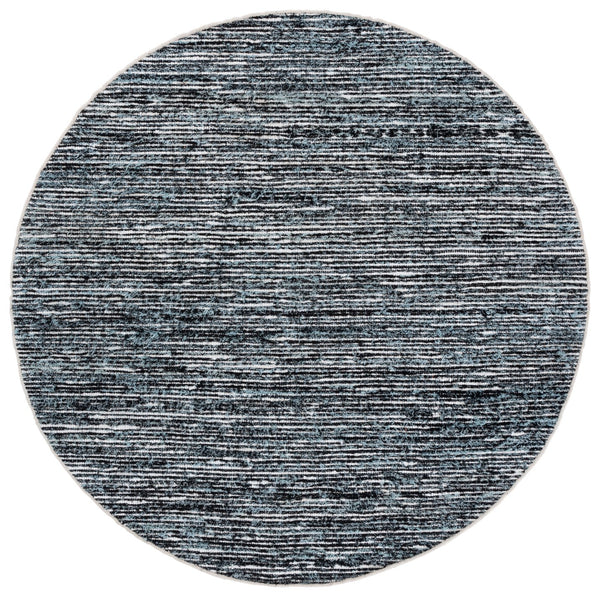Safavieh Cape Cod Handwoven Contemporary Rug In Light Blue And Black—Low Plush, Durable, Modern Focal Point 8'-0" x 10'-0" CAP154J-8