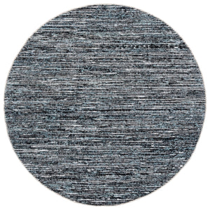 Safavieh Cape Handwoven Light Blue And Black Abstract Area Rug — Plush Low-Profile Pile, Durable Artisan Quality 5'-0" x 8'-0" CAP154J-5