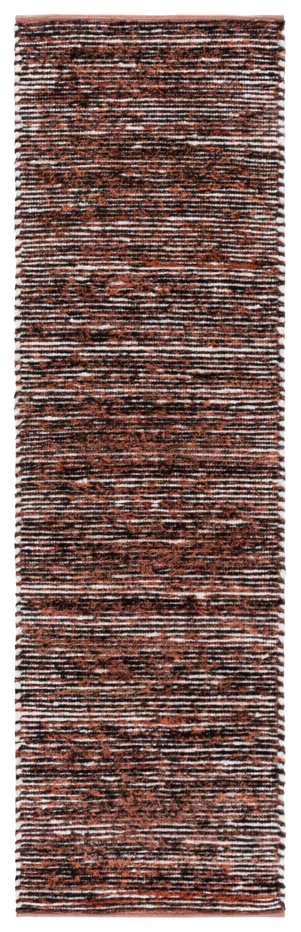 Safavieh Cape Handwoven Orange And Black Abstract-Modern Area Rug — Durable Low-Profile Accent For Living Spaces 3'-0" x 5'-0" CAP154P-3