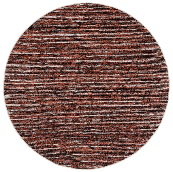 Safavieh Cape Handwoven Orange And Black Runner Rug — Durable Cotton/Poly Blend, Low-Profile Plush Texture, Modern Hallway Accent 2'-3" x 8'-0" CAP154P-28