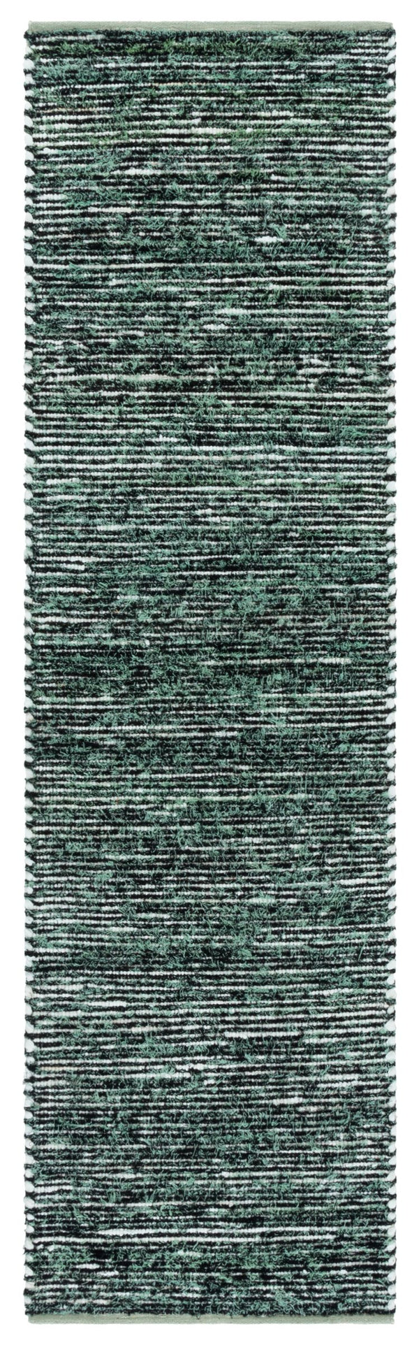 Safavieh Cape Handwoven Green And Black Area Rug — Rustic Abstract-Modern Design, Low-Profile Pile, Durable Comfort 4'-0" x 6'-0" CAP154Y-4